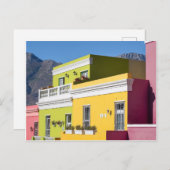 Bo-Kaap Houses Kapstadt Postkarte (Vorne/Hinten)