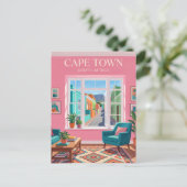 Bo-Kaap Innenraum Südafrika Postkarte (Stehend Vorderseite)