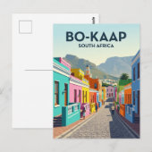 Bo-Kaap Südafrika Postkarte (Vorne/Hinten)