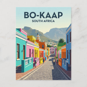 Bo-Kaap Südafrika Postkarte