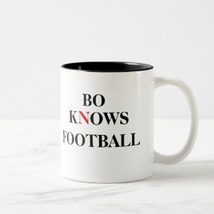 BO KENNT FUSSBALL-TASSE ZWEIFARBIGE TASSE