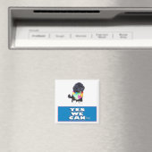 BO Obama JA WIR KÖNNEN Magnet, Quadrat Magnet (In Situ (Geschirrspüler))