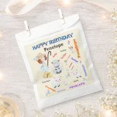 BO PEEP KINDERZIMMER RHYME Word Cloud Name Collage Geschenktütchen (Ausgeschnitten)