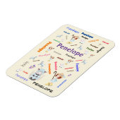 BO PEEP KINDERZIMMER RHYME Word Cloud Name Collage Magnet (Linke Seite)