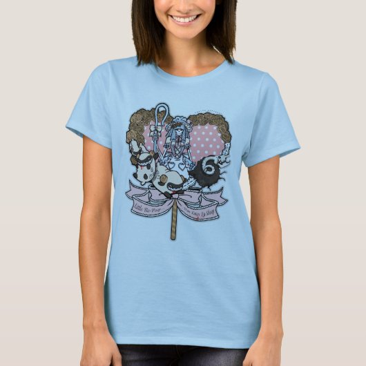 Bo-Peep-Schafe-T-Shirt T-Shirt (Vorderseite)