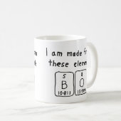 Bo Periodenname Tasse (VorderseiteRechts)