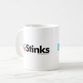 BO stinkt Grafik Kaffeetasse (Vorderseite Links)
