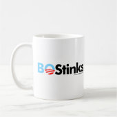 BO stinkt Grafik Kaffeetasse (Links)
