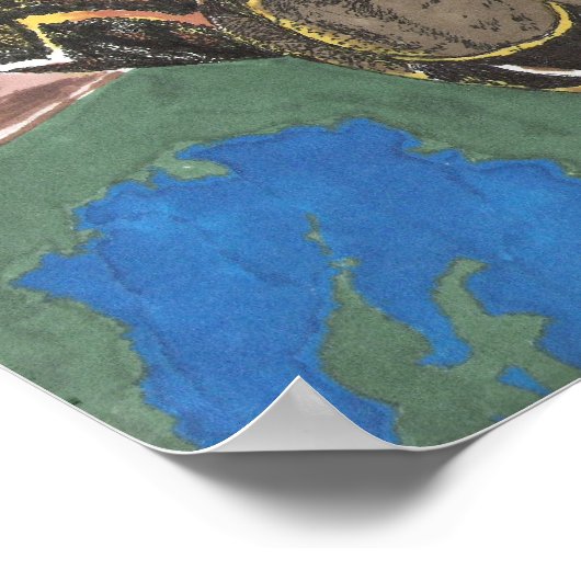 Boa Constrictor Poster (Ecke)