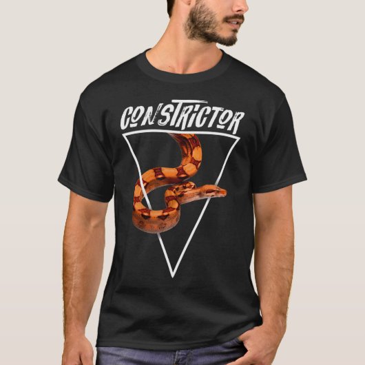 Boa Constriktor Geometric T-Shirt (Vorderseite)