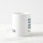 Boa, du siehst müde aus ... (blau) kaffeetasse (Mittel)