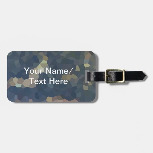 Boa Image Camouflage Cust. Text-Gepäckmarke Gepäckanhänger (Vorderseite horizontal)