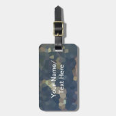 Boa Image Camouflage Cust. Text-Gepäckmarke Gepäckanhänger (Vorderseite vertikal)