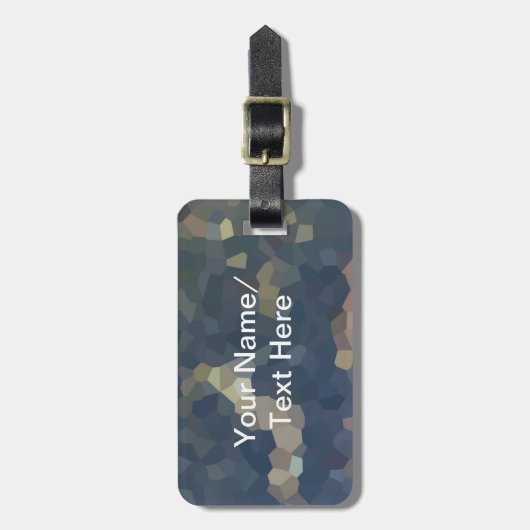 Boa Image Camouflage Cust. Text-Gepäckmarke Gepäckanhänger (Vorderseite vertikal)