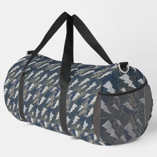 Boa Image Lightning Muster Duffle Bag (Rechte Ecke)