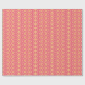 Boa Ripple in Rosa und Orange Geschenkpapier (Flach)