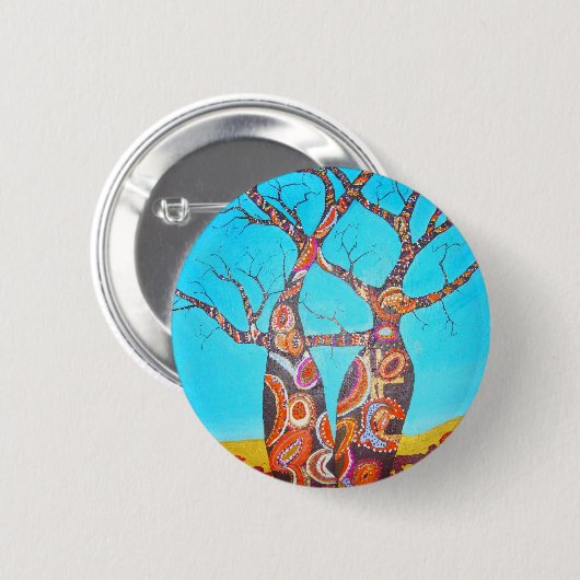 Boab-Glück Button (Vorne & Hinten)