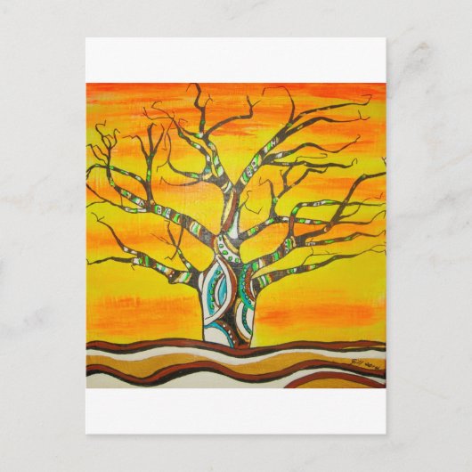 Boab Gold 2 Postkarte (Vorderseite)