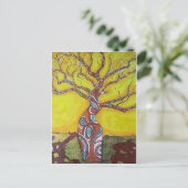 Boab tree Bright Postkarte (Stehend Vorderseite)