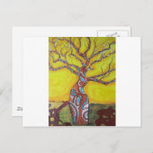 Boab tree Bright Postkarte (Vorne/Hinten)