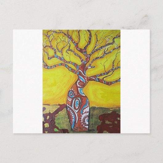 Boab tree Bright Postkarte (Vorderseite)
