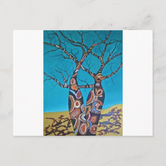 Boab Tree Postkarte (Vorderseite)