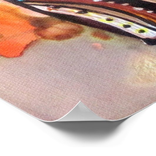 Boab Tree Sunshine Poster (Ecke)