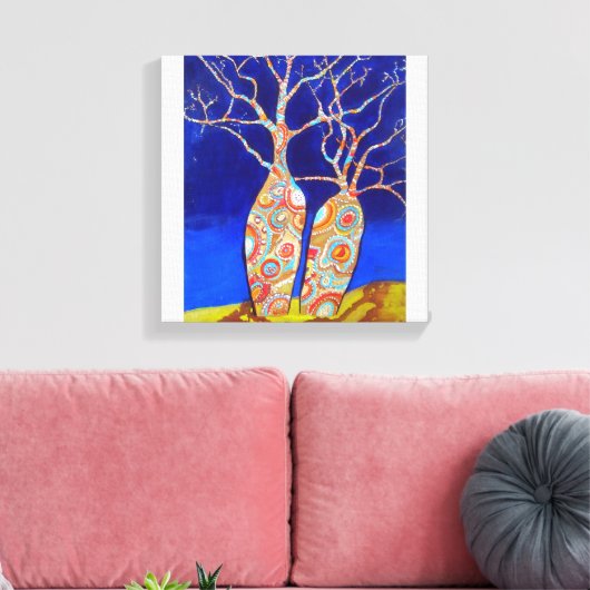 Boab Trees Leinwanddruck (Insitu (Wohnzimmer))