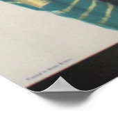 BOAC British Overseas Airways Corporation Poster (Ecke)