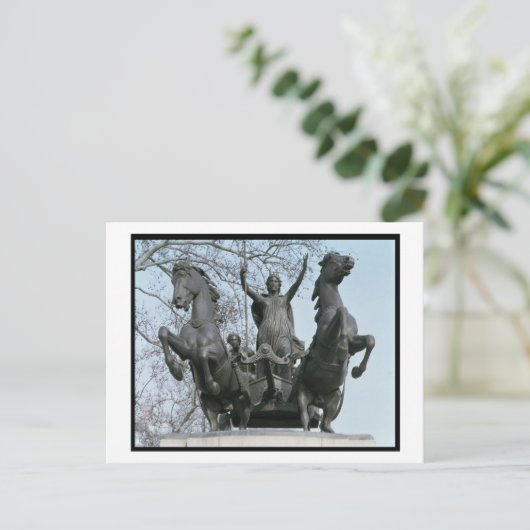 Boadicea, 1850s (Bronze) (sehen Sie auch 33580) Postkarte (Stehend Vorderseite)