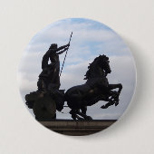 Boadicea Statue Abzeichen Button (Vorderseite)