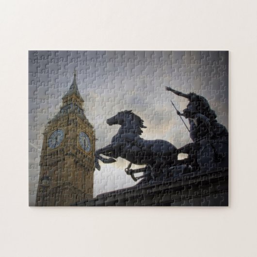 Boadicea Statue-Elizabeth Tower-London Puzzle (Horizontal)