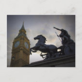 Boadicea Statue - Elizabeth Tower - Postkarte (Vorderseite)