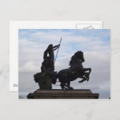 Boadicea Statue Postcard Postkarte (Vorne/Hinten)