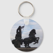 Boadicea Statue Schlüsselanhänger (Vorderseite)