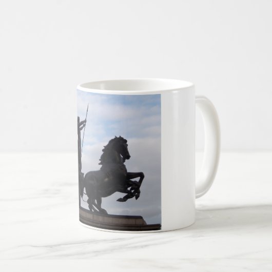 Boadicea Statue-Tasse Kaffeetasse (VorderseiteRechts)