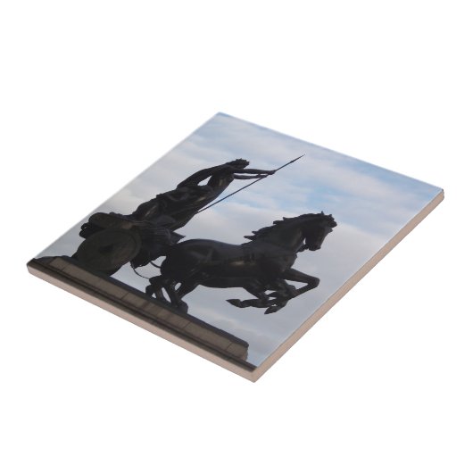 Boadicea Statue Tile Fliese (Seite)