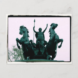Boadicea Statue - Westminster Bridge - London Card Postkarte