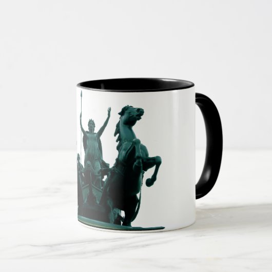 Boadicea Statue - Westminster Bridge - London Tass Tasse (VorderseiteRechts)