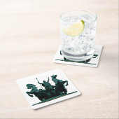 Boadicea Statue-Westminster Bridge-London-Unterset Rechteckiger Pappuntersetzer (Vor Ort)