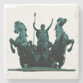 Boadicea Statue-Westminster Bridge-London-Unterset Steinuntersetzer (Vorderseite)