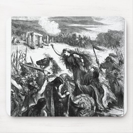 Boadicea, welches das Iceni gegen die Römer Mousepad (Vorne)