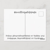 Boans Surfdog Postkarte (Rückseite)