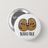 Boans Talk Funny Veggie Bean Pub Button (Vorne & Hinten)