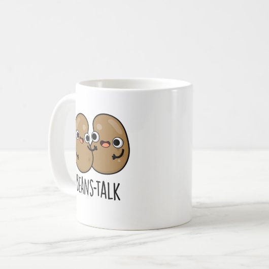 Boans Talk Funny Veggie Bean Pub Kaffeetasse (Vorderseite Links)
