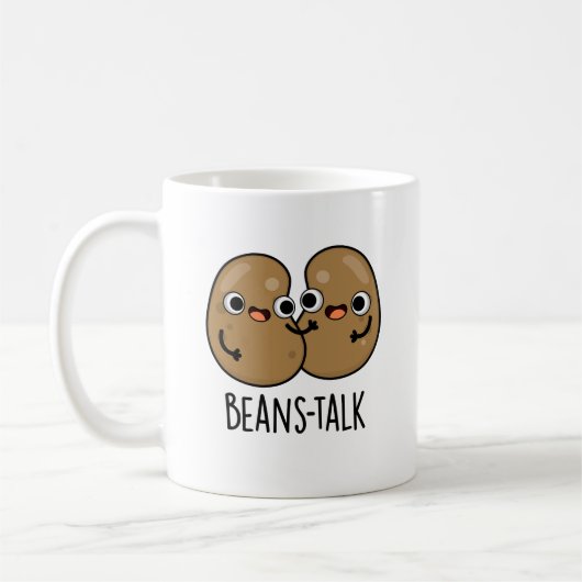 Boans Talk Funny Veggie Bean Pub Kaffeetasse (Links)