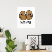 Boans Talk Funny Veggie Bean Pub Poster (Heimbüro)