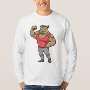 Boar Bodybuilder Bodybuilding Muskeln T-Shirt