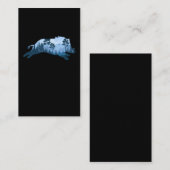 Boar Hog Forest Silhouette Visitenkarte (Vorne/Hinten)