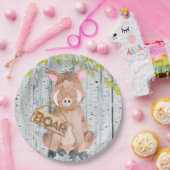 Boar- Holzfreunde - Aquarellbilder Pappteller (Party)